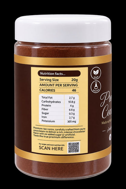 Premium Raw Cocoa Powder